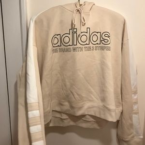 women’s tan adidas sweatshirt